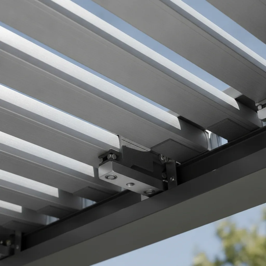 pergola bioclimatique fonctionnement lames orientables