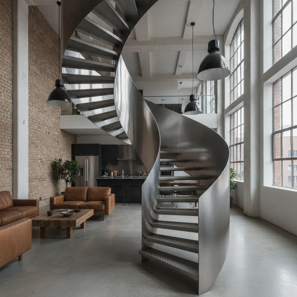 Escalier hélicoïdal métal sur mesure | Guide complet - escalier helicoidal metal sur mesure