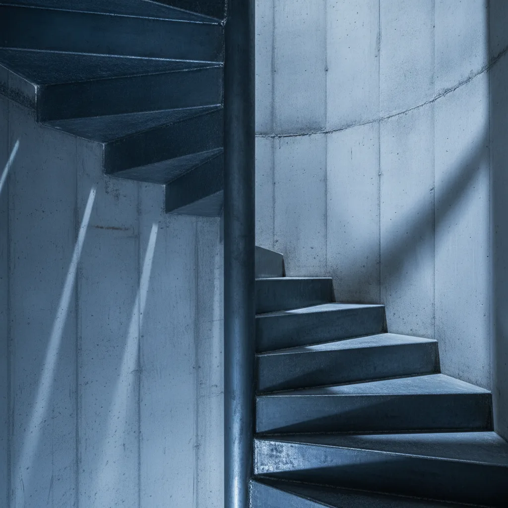 escalier hélicoïdal métal sur mesure