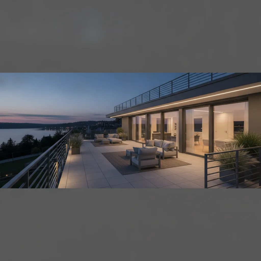 garde-corps terrasse extérieur aluminium