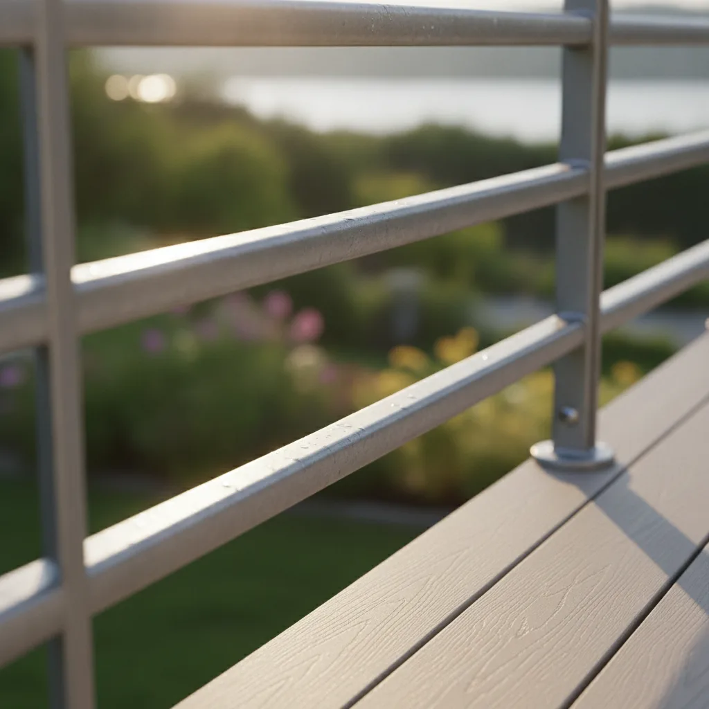 garde-corps terrasse extérieur aluminium