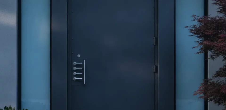 Porte d'entrée blindée pour la sécurité maison en 2026 - porte entree blindee securite maison