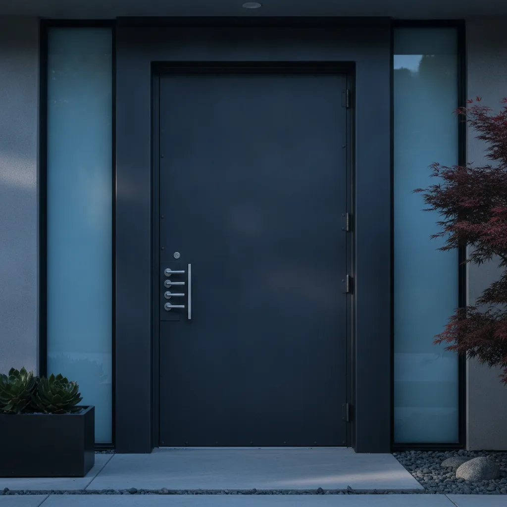 Porte d'entrée blindée pour la sécurité maison en 2026 - porte entree blindee securite maison
