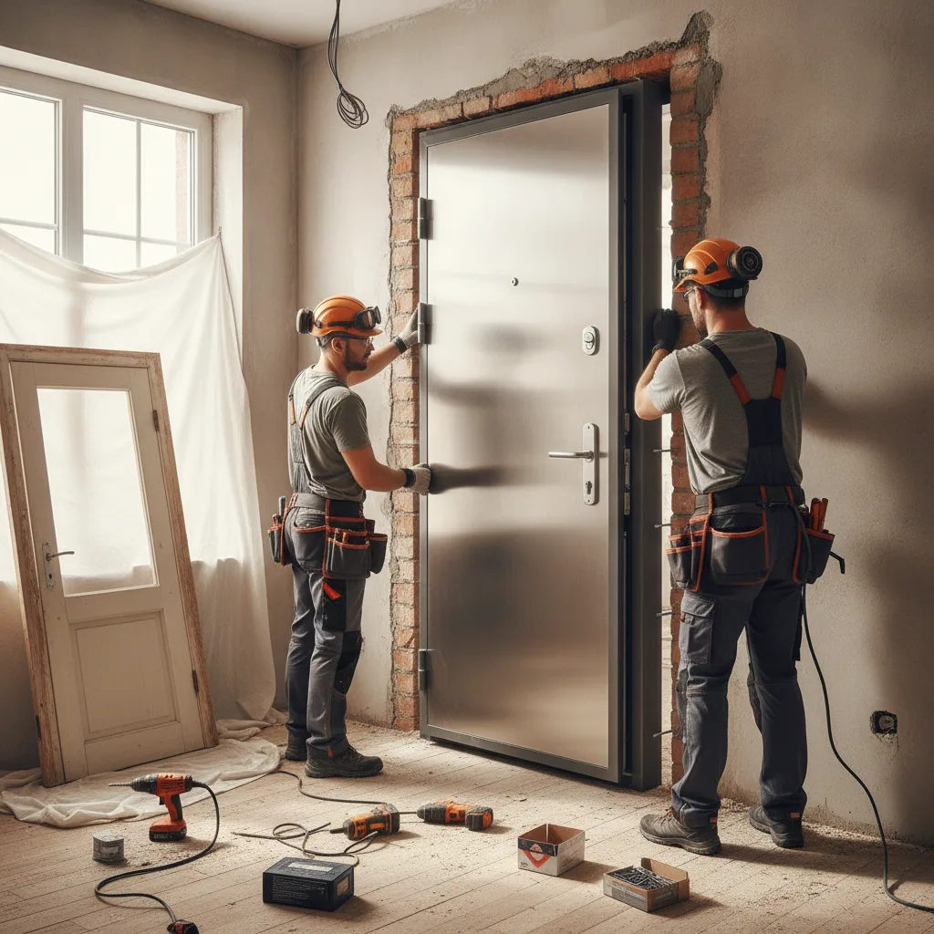 porte entrée blindée sécurité maison