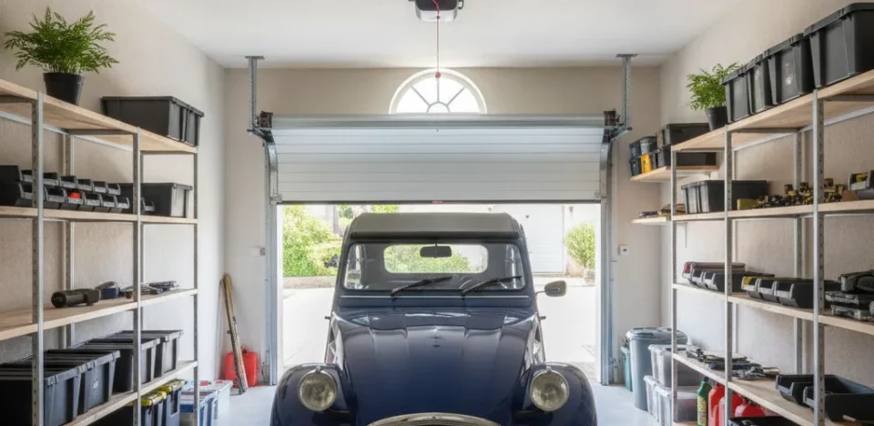 Porte de garage enroulable, le gain de place en 2026 - porte garage enroulable gain place