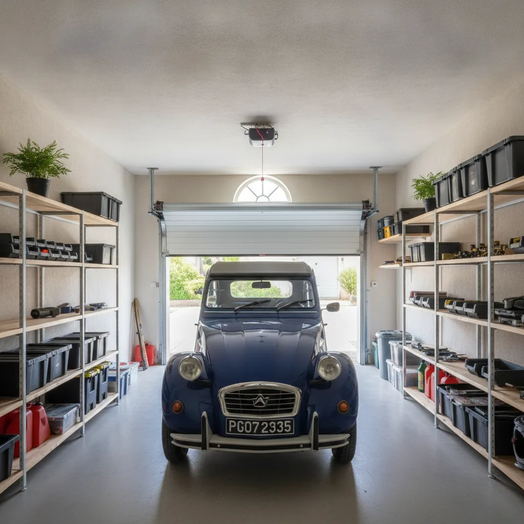 Porte de garage enroulable, le gain de place en 2026 - porte garage enroulable gain place