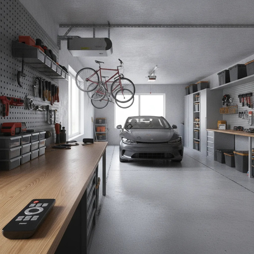 porte garage enroulable gain de place
