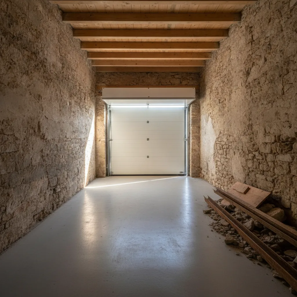 porte garage enroulable gain de place