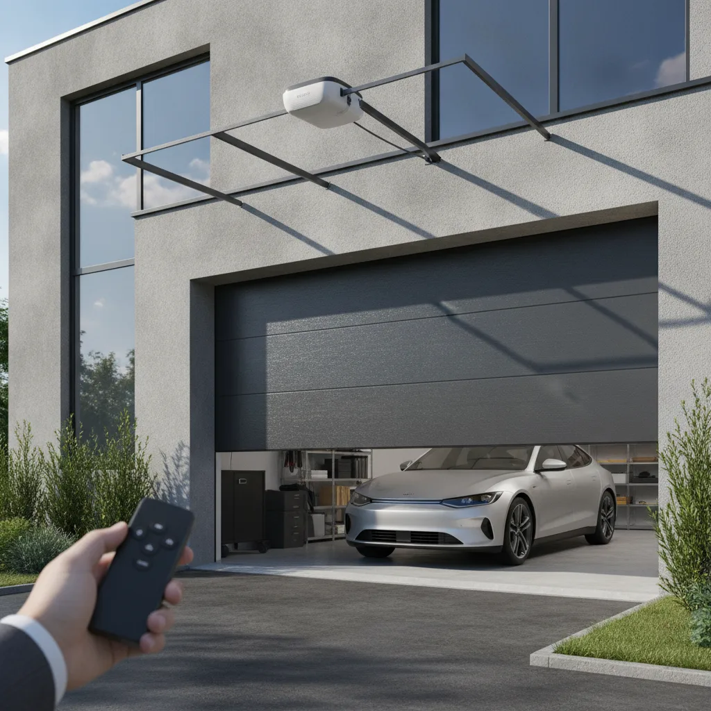 Porte garage sectionnelle motorisée, guide complet 2026 - porte garage sectionnelle motorisee