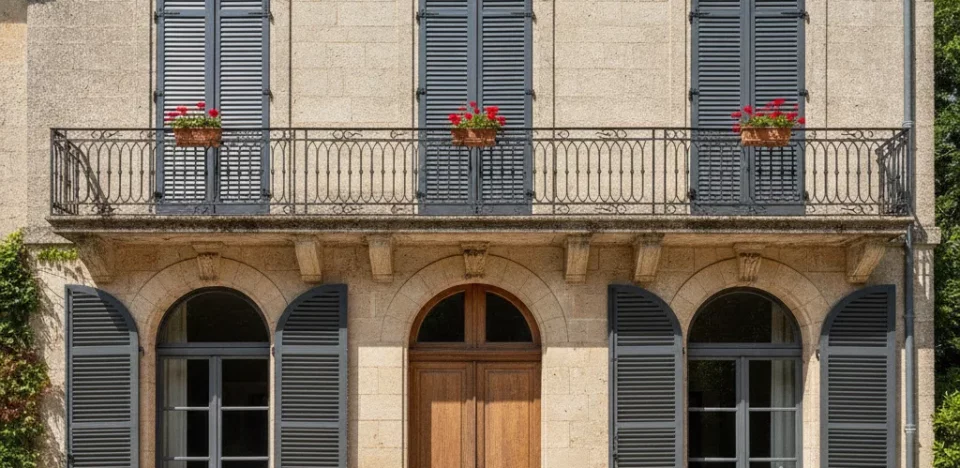 Volet battant aluminium persienné | Guide complet 2026 - volet battant aluminium persiennes